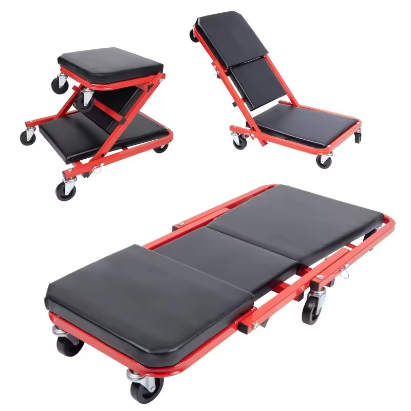 36-inch Folding Car Repair Bed - Garage Creeper Roller ulasan dan harga