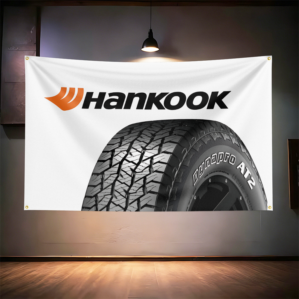 Han-kooks Tires Flag 3x5ft 90x - Auto Repair Shop Banners ulasan dan harga