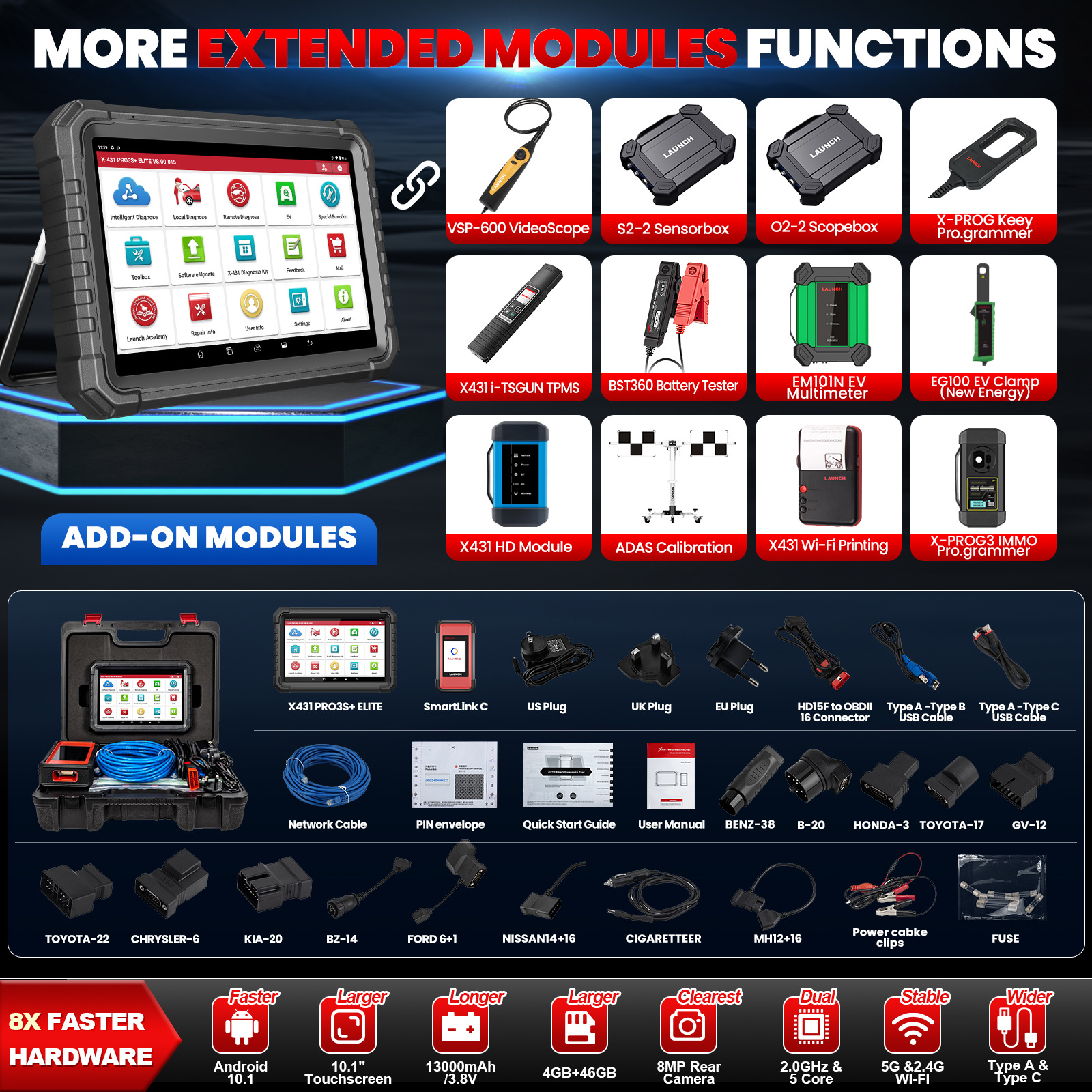 Professional  X431 PRO3 V+ ELI - Car Diagnostic Tool ulasan dan harga
