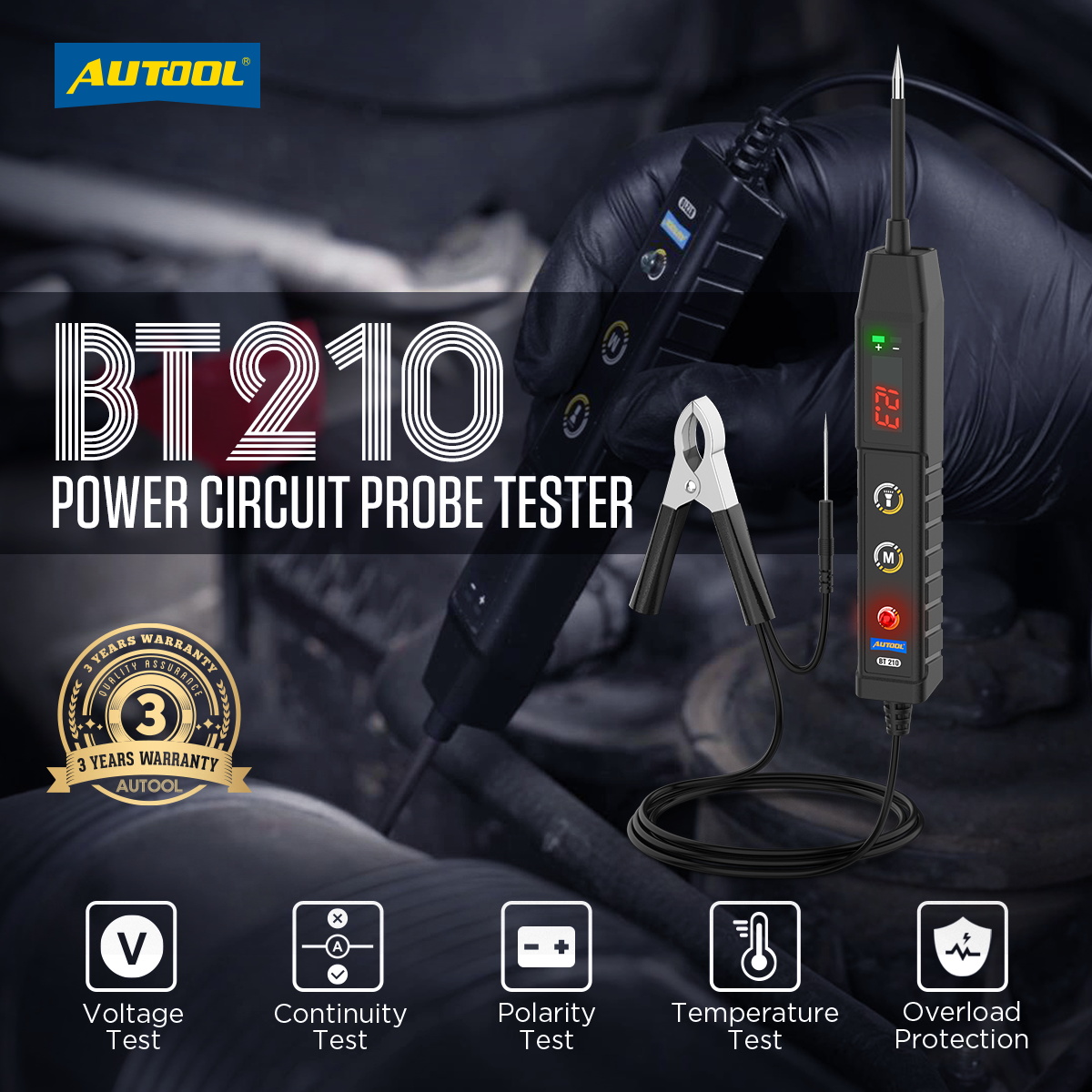 AUTOOL New BT210 Car Circuit T - Car Diagnostic Tool ulasan dan harga