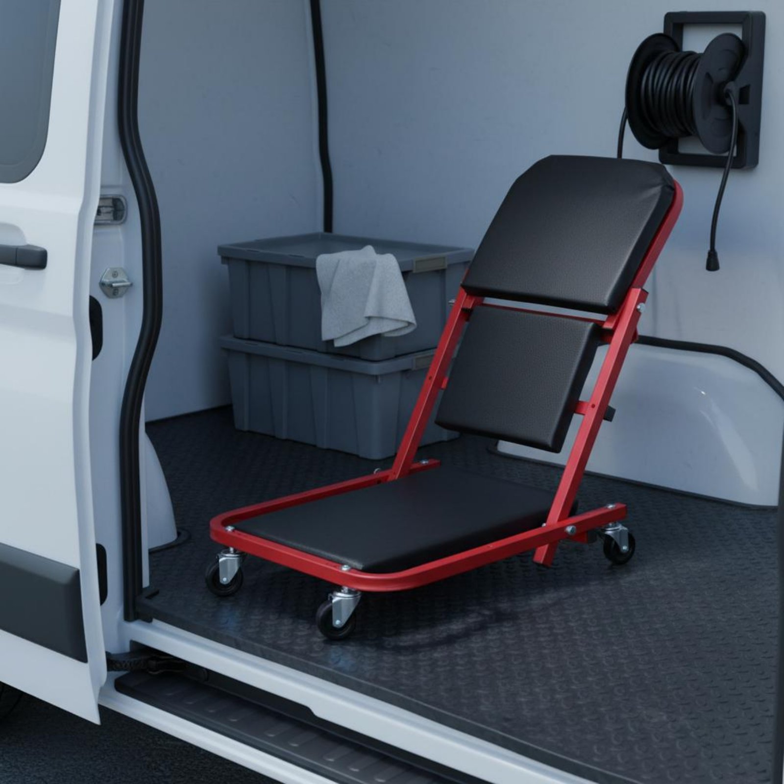 Folding Creeper Seat Foldable  - Garage Creeper Roller ulasan dan harga
