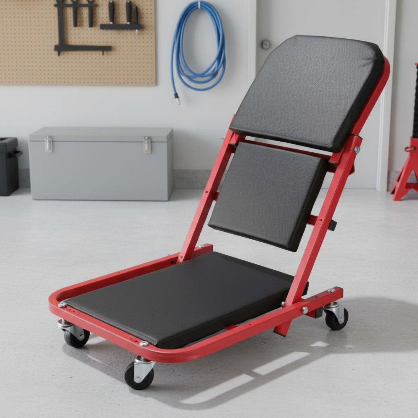 Folding Creeper Seat Foldable  - Garage Creeper Roller ulasan dan harga
