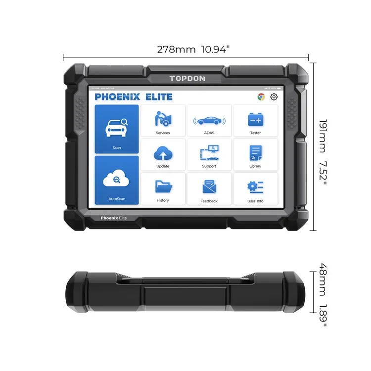 TOPDON PHOENIX ELITE Car Ecu U - Car Diagnostic Tool ulasan dan harga