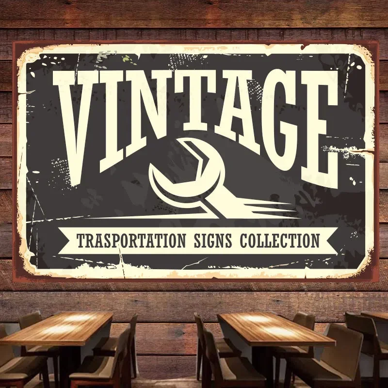 VINTAGE TRASPORTATION SINGS CO - Auto Repair Shop Banners ulasan dan harga