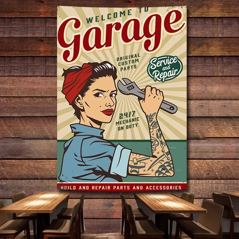 WELCOME TO Garage Vintage Car  - Auto Repair Shop Banners ulasan dan harga
