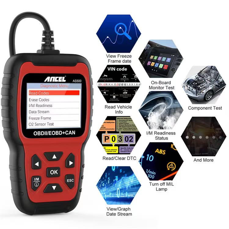 All OBDII functions Multi-lang - Car Diagnostic Tool ulasan dan harga