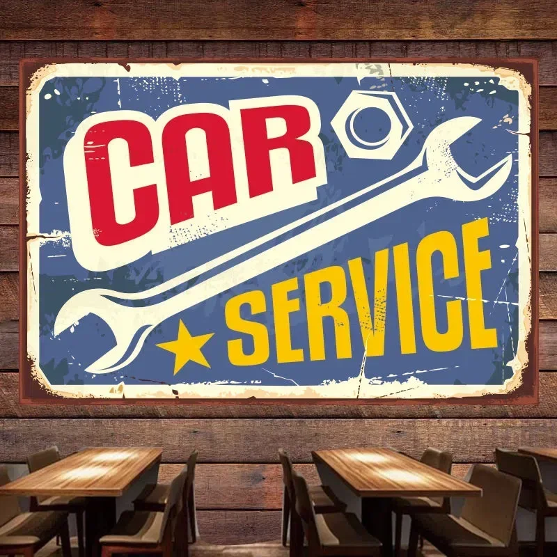 CAR SERVICE Wall Decor Banner  - Auto Repair Shop Banners ulasan dan harga