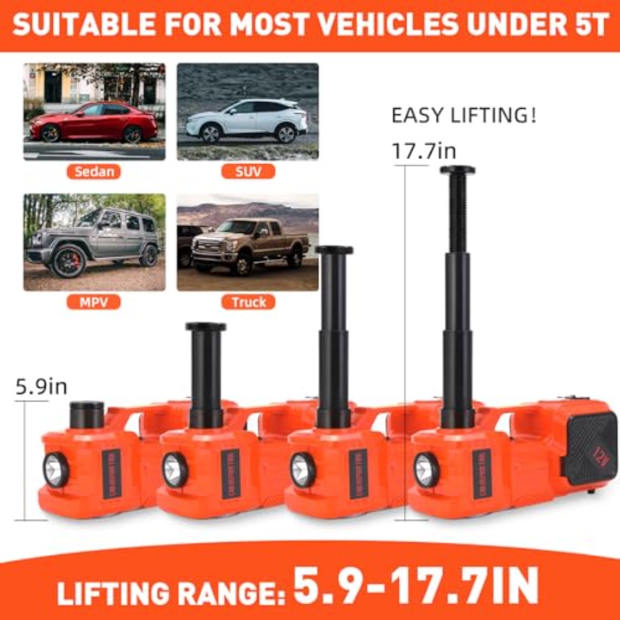 Electric Car Jack Set 5 Ton Hy - Hydraulic Car Lift ulasan dan harga