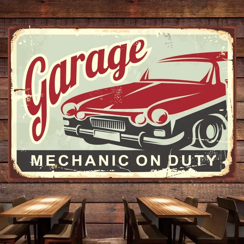 MECHANIC ON DUTY Vintage Cars  - Auto Repair Shop Banners ulasan dan harga