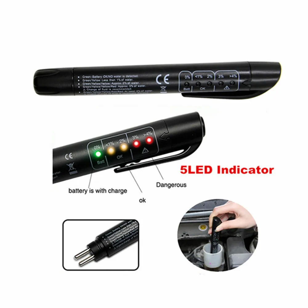 Car Brake Fluid Tester 5 Leds  - Car Diagnostic Tool ulasan dan harga