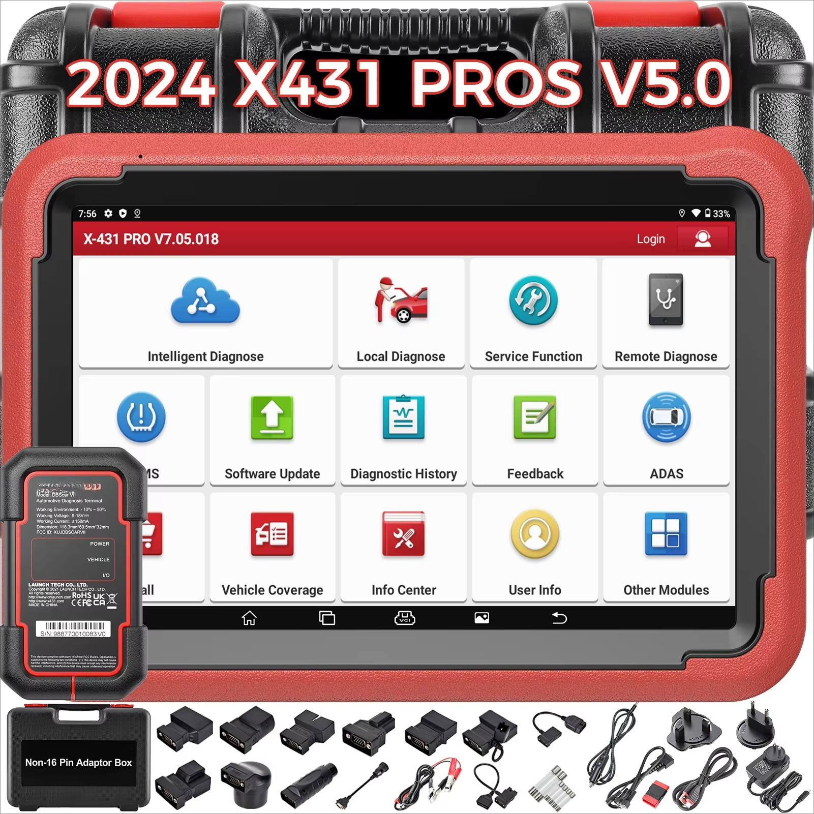 Original  X431 Pros v 5.0 V1.0 - Car Diagnostic Tool ulasan dan harga