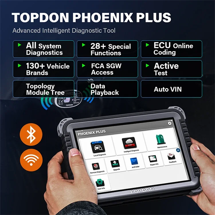 TOPDON Phoenix Plus  Automotiv - Car Diagnostic Tool ulasan dan harga